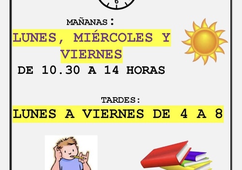 HORARIO OTOÑO INVIERNO BIBLIOTECA