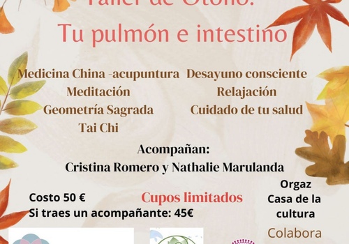 TALLER DE OTOÑO: TU PULMÓN E INTESTINO