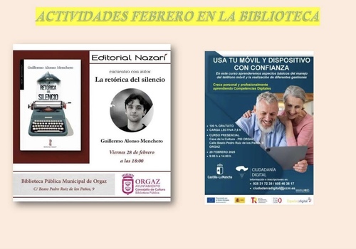 ACTIVIDADES EN LA BIBLIOTECA. FEBRERO