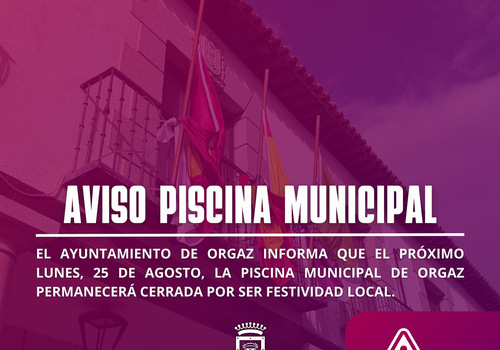 AVISO PISCINA MUNICIPAL 