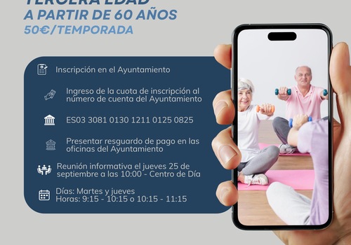 GIMNASIA MANTENIMIENTO TERCERA EDAD