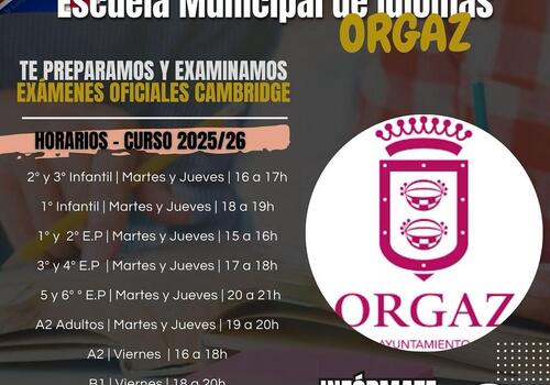 AVISO: MODIFICACIÓN DE HORARIOS