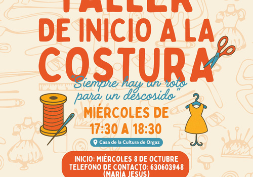 TALLER DE INICIO A LA COSTURA
