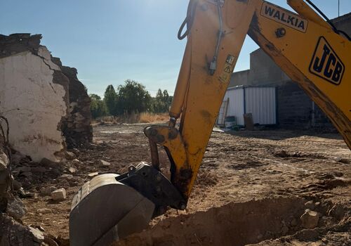 CONTINÚAN LAS OBRAS DEL FUTURO CENTRO DE INTERPRETACIÓN DE LOS HITOS