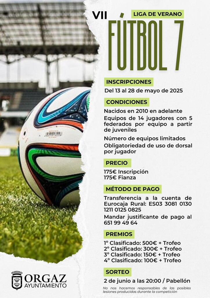 LIGA DE VERANO FÚTBOL 7