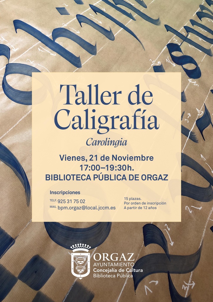 NUEVO TALLER CALIGRAFÍA