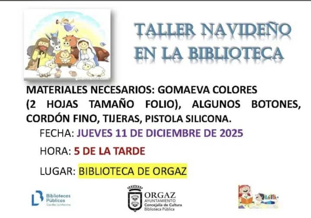 TALLER NAVIDEÑO EN LA BIBLIOTECA
