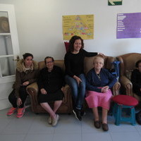 Los niños del CEIP Conde de Orgaz visitan la Residencia y el Centro de Día 