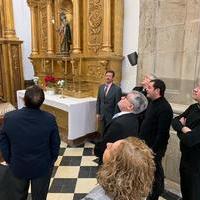 Ángel Felpeto y D.Braulio acuden a la misa de acción de gracias por el final de las obras del Templo 