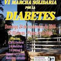 Participación del grupo de atletismo en la V Carrera Popular por la diabetes 