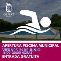 APERTURA PISCINA MUNICIPAL