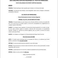 CONCURSO PORTADA PROGRAMA FIESTA DE PRIMAVERA 