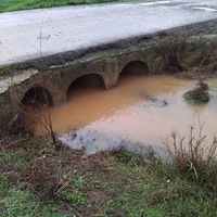LIMPIEZA DE LOS CRUCES SOBRE EL ARROYO RIANSARES DE ORGAZ