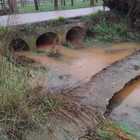 LIMPIEZA DE LOS CRUCES SOBRE EL ARROYO RIANSARES DE ORGAZ