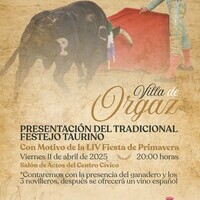 PRESENTACION DEL TRADICIONAL FESTEJO TAURINO