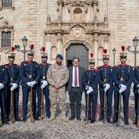 VISITA DE LA GUARDIA REAL A ORGAZ
