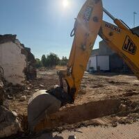 CONTINÚAN LAS OBRAS DEL FUTURO CENTRO DE INTERPRETACIÓN DE LOS HITOS